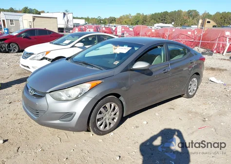 2012 Hyundai Elantra Gls from USA, damaged, VIN 5NPDH4AE5CH115194